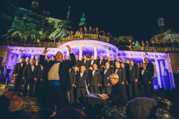 The Brythoniaid Male Voice Choir photo by Andrew Whitton