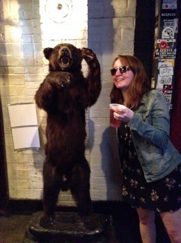 Hanging out with Grizzly Bear!