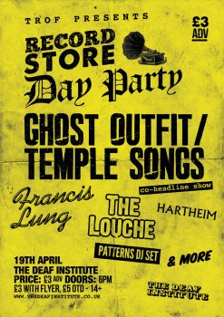 Record Store Day Party @ The Deaf Institute