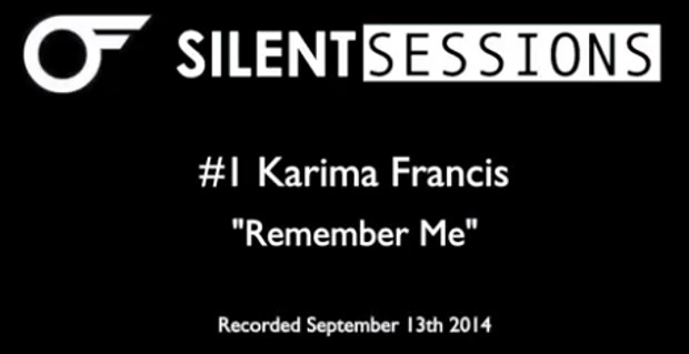 KARIMA FRANCIS PERFORMS LIVE FOR FIRST SILENT SESSION VIDEO