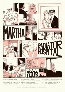 Martha and Radiator Hospital Tour Poster