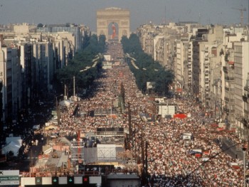 Crowds At Jean-Michel Jarre Paris Concert