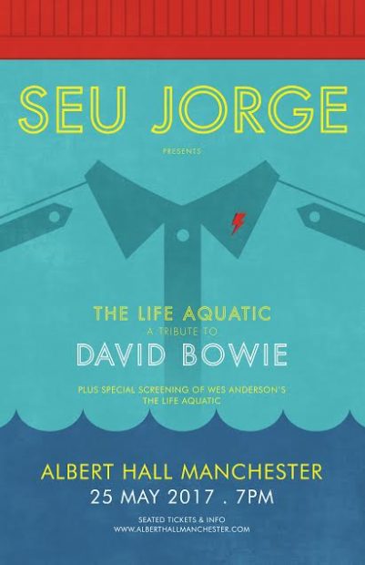 SEU JORGE TO COVER DAVID BOWIE'S 'THE LIFE AQUATIC' AT THE ALBERT