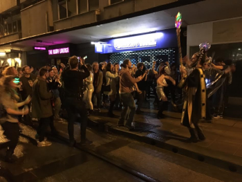 Henge - outside The Ruby Lounge