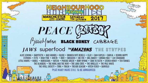 NEIGHBOURHOOD FESTIVAL 2017 LINE-UP ANNOUNCED