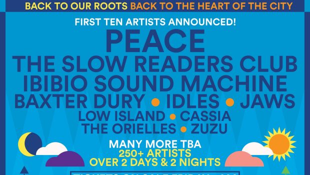 SOUND CITY REVEAL PEACE, SLOW READERS CLUB, IBIBIO SOUND MACHINE, BAXTER DURY, IDLES, JAWS, LOW ISLAND, CASSIA, THE ORIELLES AND ZUZU