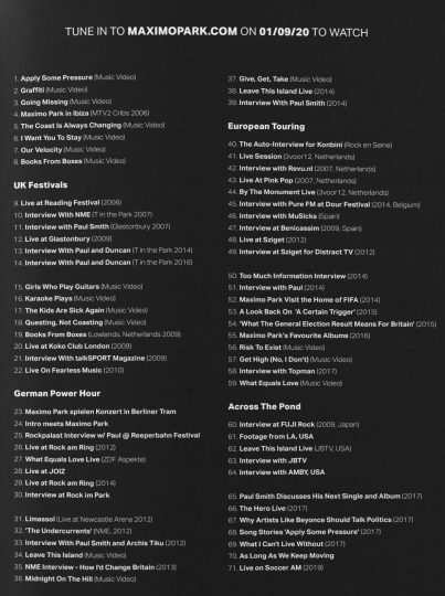 MaxïmoTV Lineup